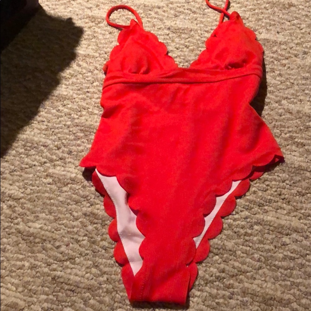 One piece bathing suit